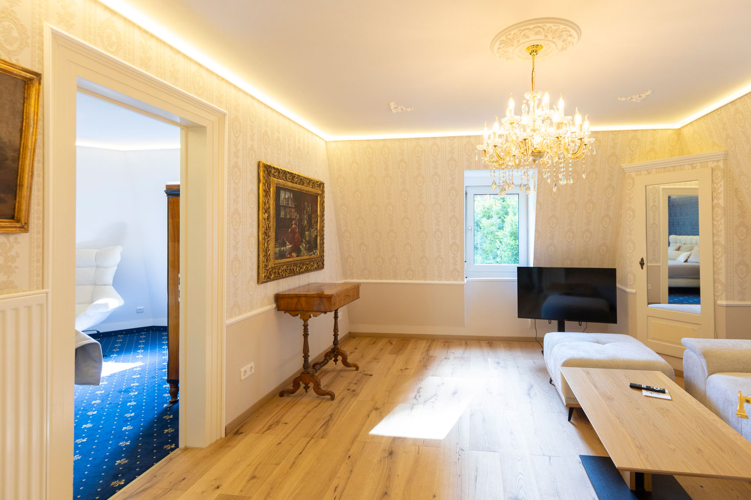 Wohnraum Suite im SchlossFUN